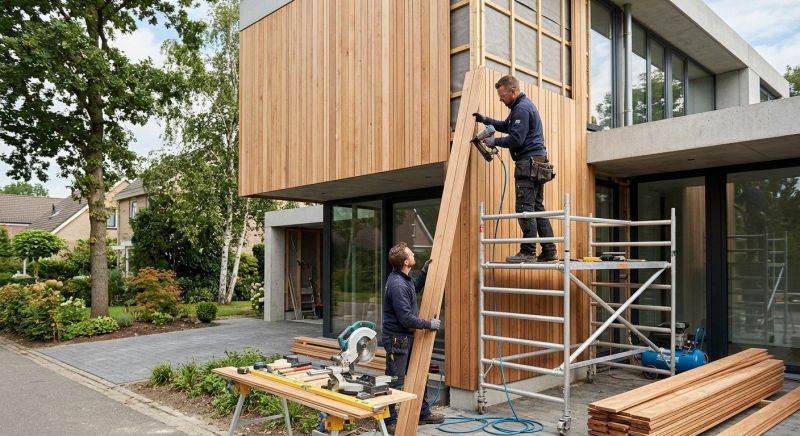 Facade Cladding Installation in Pinehurst, NC